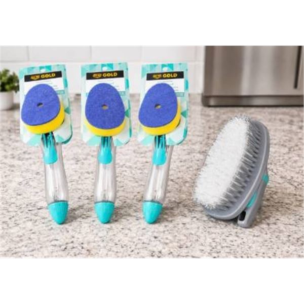 Household Cleaning Brushes and Sponges