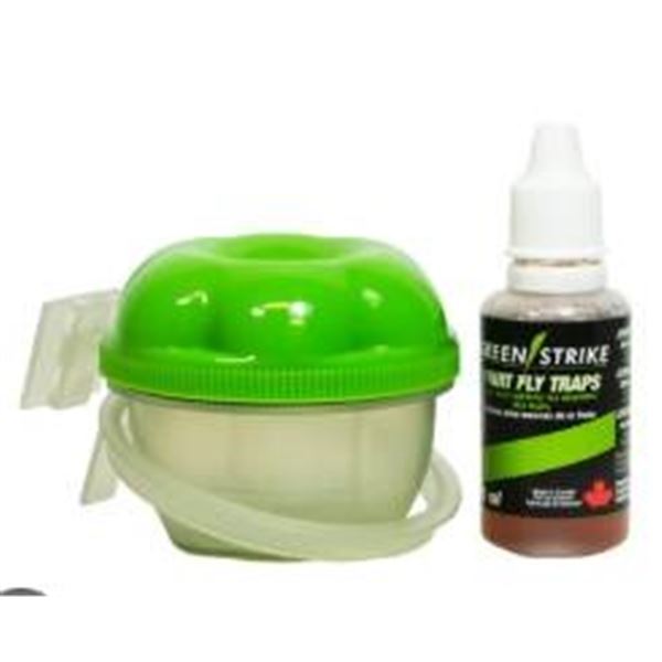 Lot of 2 – Greenstrike Fruit Fly Trap with Liquid Bait