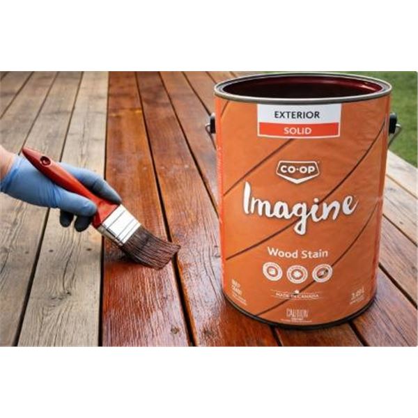 Co-op Imagine Exterior Solid Wood Stain – 3.78 L