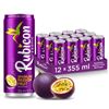 Image 1 : Rubicon Exotic Sparkling Passion Fruit Beverage 12-Can Pack