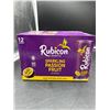Image 2 : Rubicon Exotic Sparkling Passion Fruit Beverage 12-Can Pack