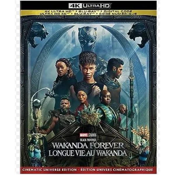 Black Panther Wakanda Forever 4K Ultra HD + Blu-ray + Digital Code