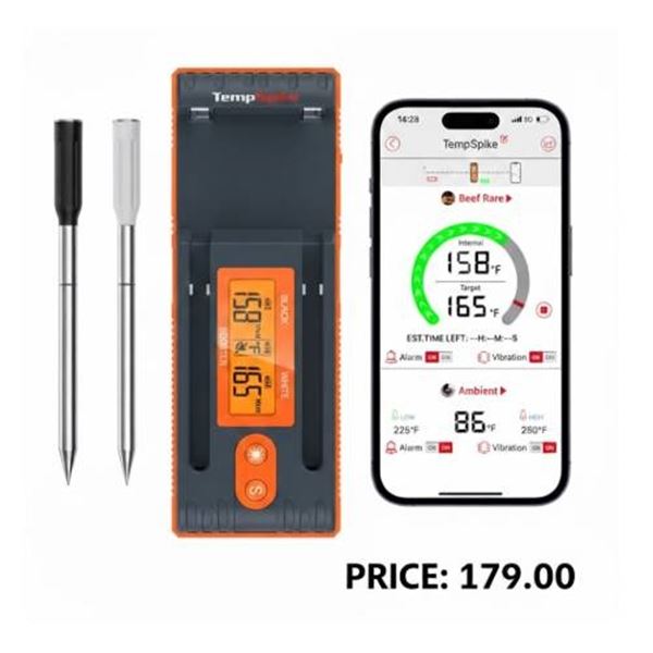 ThermoPro Wireless Dual Probes Meat and BBQ Thermometer, 500Ft Range