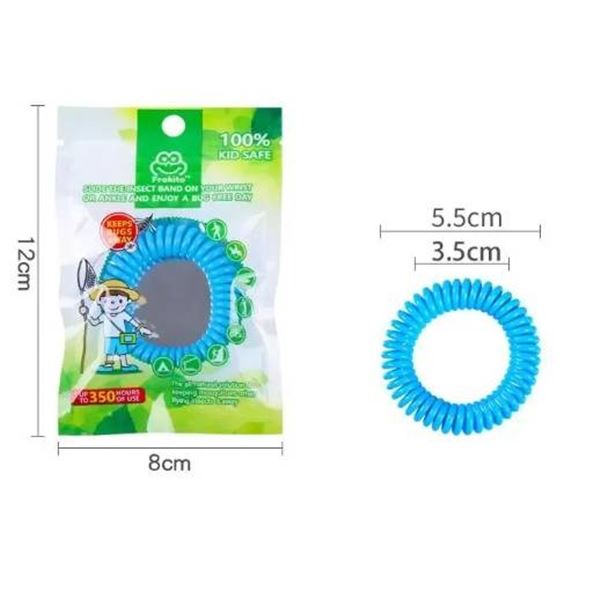 Frokito 16-Pack Spiral Bracelets for Outdoor Bug Repellent