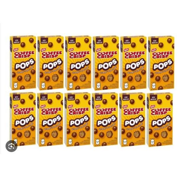 Nestle Coffee Crisp Pops 12 Count 70g Each