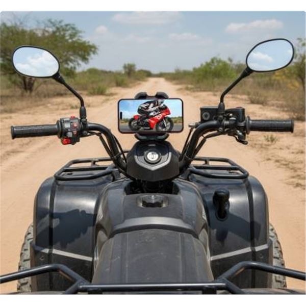 Bike Phone Holder with 360-Degree Rotational Joint for Bicycles and Motorcycles