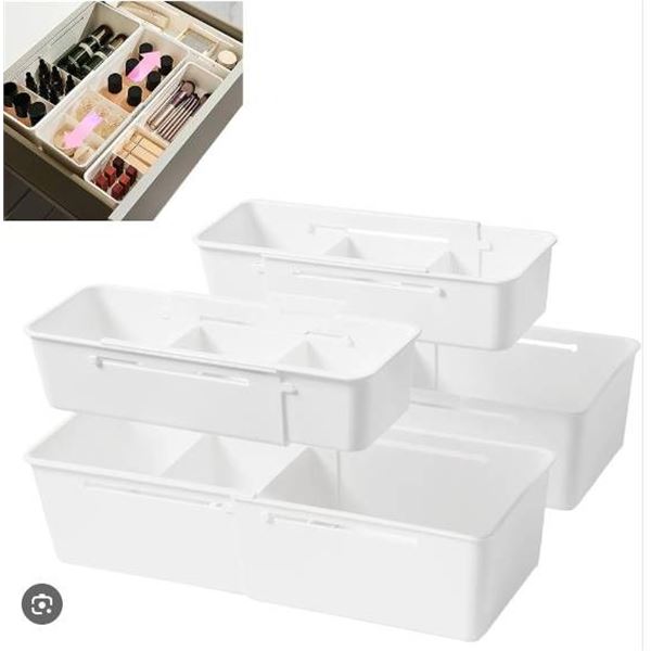 D-Buy 4-Pack Drawer Organizer for Laundry Room Use