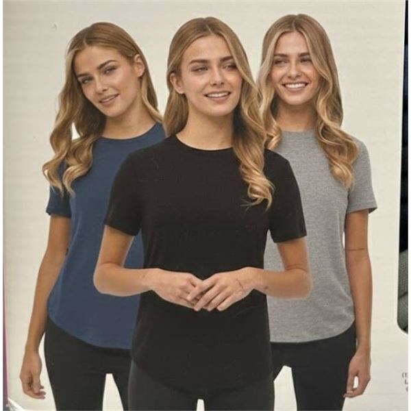 Bench Ladies Comfort T-Shirts (S/P), 3-Pack, Multi-Color