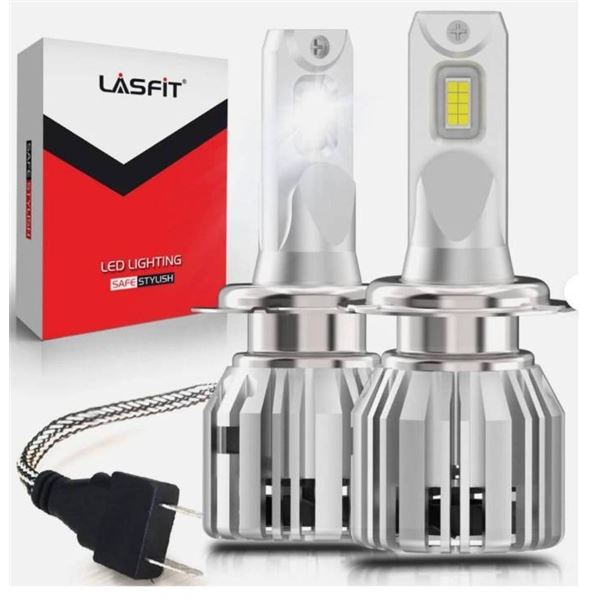 Lasfit LCplusH7 LED Headlight Bulbs, 6000K, 50W, 5000LM