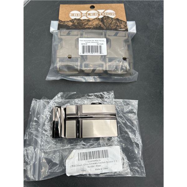Lot of Eberlestock 25mm Stealth Clips and QBEI Men’s Alloy Ratchet Buckle