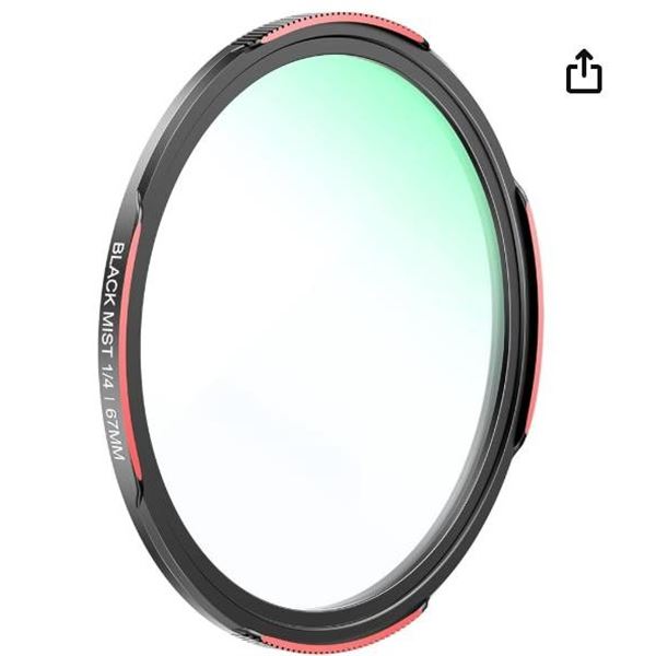 Telesin 67mm Phone Lens Filter – 1/4 Black Mist