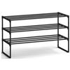 Image 2 : Songmics Shoe Rack, 3-Tier, Black, Model LSA303B02