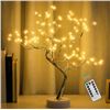 Image 1 : Decorative Remote LED Tree Light, 20in/50cm Height, Warm White Lighting