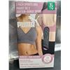 Image 2 : Puma 2-Pack Seamless Sports Bras, Size XL, Convertible Straps