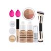 Image 1 : Phoera Foundation, Concealer, Primer, Powder, Blush, and Makeup Tool Set