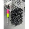 Image 2 : XGY Hair 18 Inch Hair for Women, 8 Pack (1B#)