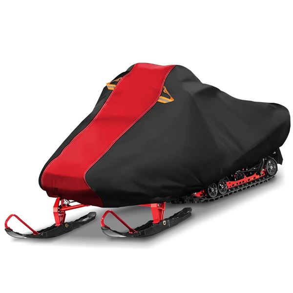 Tokept Snowmobile Cover, Waterproof Trailerable Snowmobile Cover Sled Ski Cover Compatible with Pola