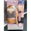 Image 2 : Puma 2-Pack Sports Bra Set with Convertible Back Design, Size Large