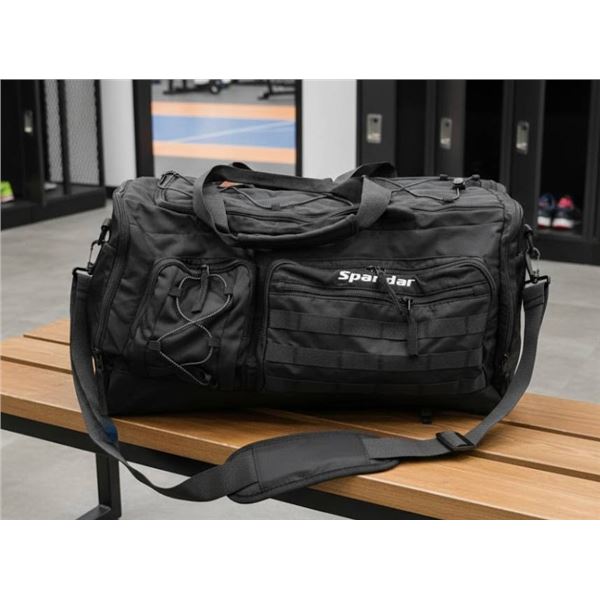 Spardar Gym Bag for Men, 45L Sports Travel Duffel Bag with Shoes and Laptop Compartments