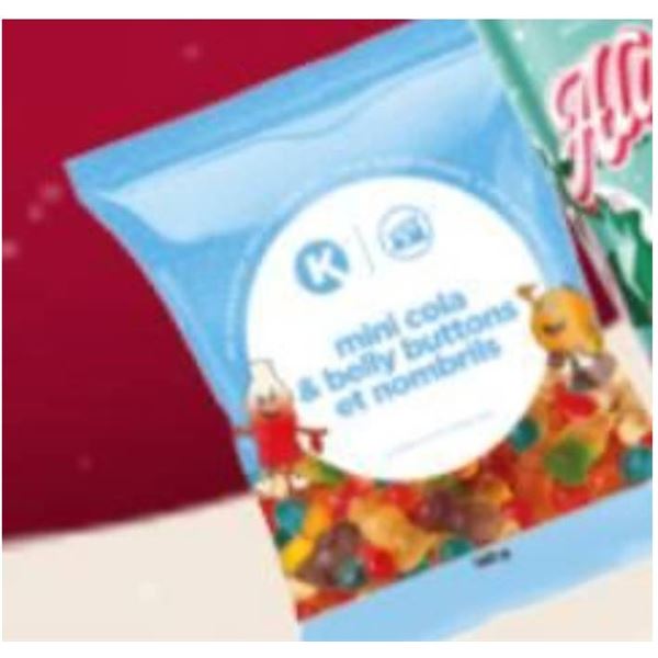 Package of 12 Mini Cola and Belly Buttons, 140g Each