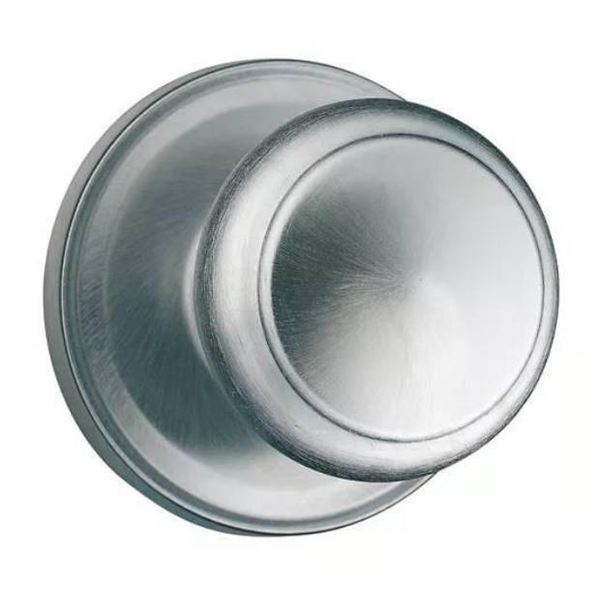Weiser GA101 T26D Troy TM Satin Chrome Passage Door Knob Set