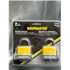 Image 2 : Shopmaster Weather Resistant Laminated Steel Padlocks, 1.5 in, 2 Pack, Keyed Alike