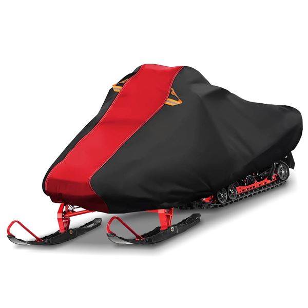 Tokept Snowmobile Cover, Waterproof Trailerable Snowmobile Cover Sled Ski Cover Compatible with Pola