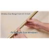 Image 1 : Warm Gold Curtain Rod Set, 32-72 Inch with Accessories