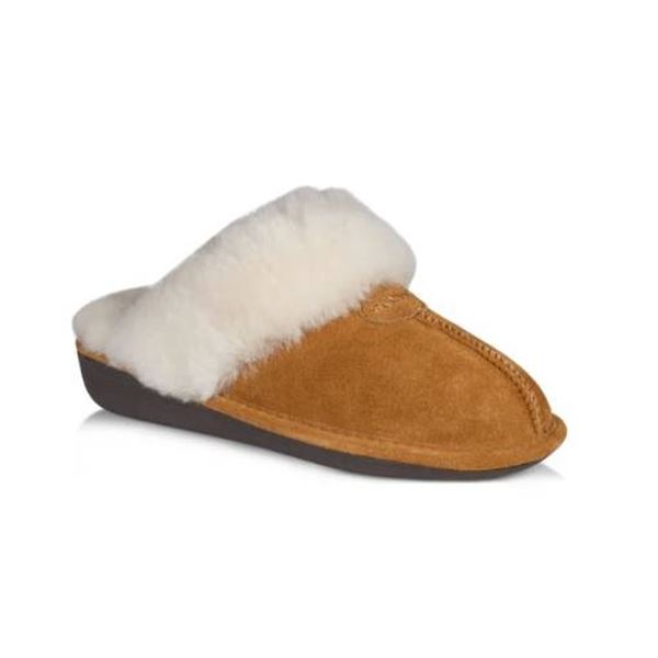 Nuknuuk Ladies Sheepskin Suede Slippers Size 8