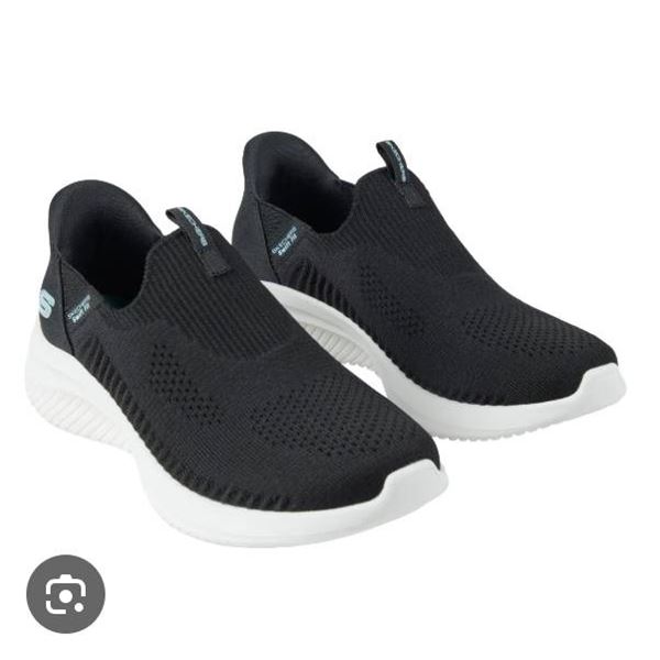 Skechers Swift Fit Hands-Free Shoes, Black, Size 10,