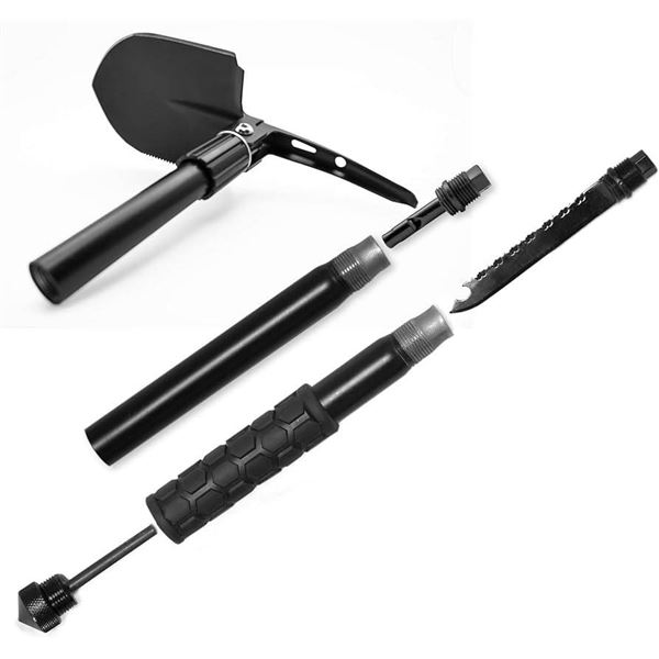 Emergency Zone 12-Function Folding Shovel with Carrying Case