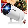 Image 1 : Coolid Projector with Wi-Fi and HDMI Capability