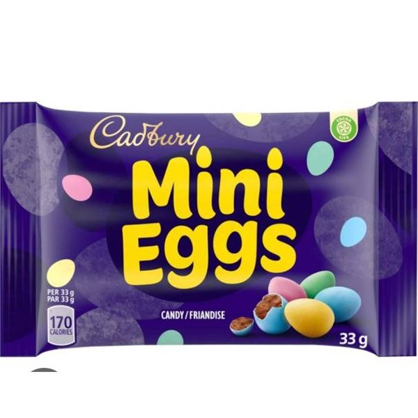 Cadbury Mini Eggs Candy 48 x 33 g Packets