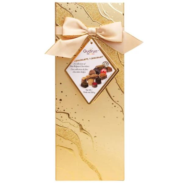 Lot of 2 – Gudrun Fine Belgian Chocolate Collection, each box 534g