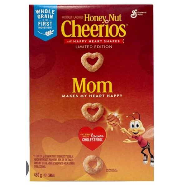 2 Limited Edition Honey Nut Cheerios With Heart Shapes, 1.51 kg Each