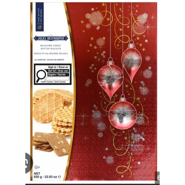 Jules Destrooper Butter Crisps, Almond Thins, and Butter Waffles Assortment 650g