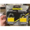 Image 4 : 4 Packs of 2 Shopmaster Weather Resistant Padlocks – 40mm