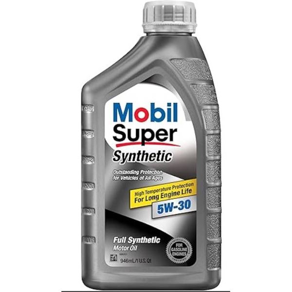 Mobil Super Synthetic 5W-30 Full Synthetic Engine Oil 1L (6-Pack)