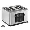 Image 1 : T-fal Selection 4-Slice Digital Touchscreen Toaster with Adjustable Settings