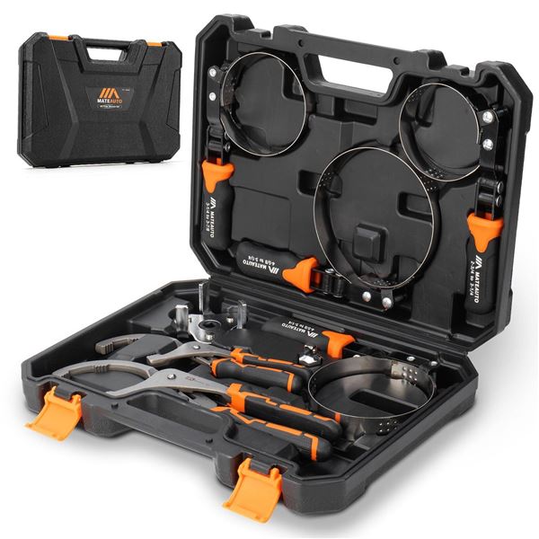 MateAuto 8-Piece Oil Filter Tool Set Storage Case