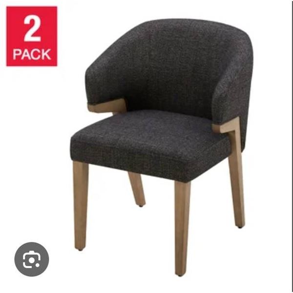 Aiden & Ivy 2-Pack Fabric Dining Chairs, ** 2 Chairs Only**