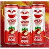 Image 1 : Wize Sparkling Apple Iced Tea 12 x 355ml