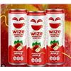 Image 1 : Wize Sparkling Apple Iced Tea 12 x 355ml