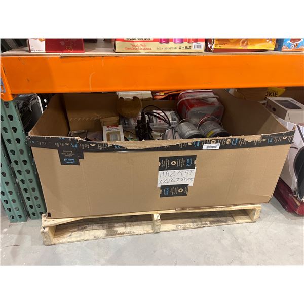 Mixed Pallet Lot of Miscellaneous Items Including Electronics, Coffee Products, and More
