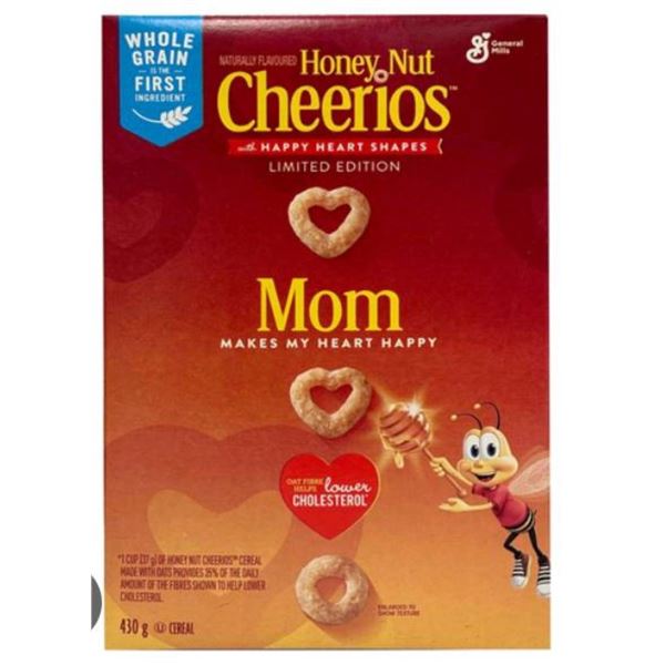 2 Limited Edition Honey Nut Cheerios With Heart Shapes, 1.51 kg Each