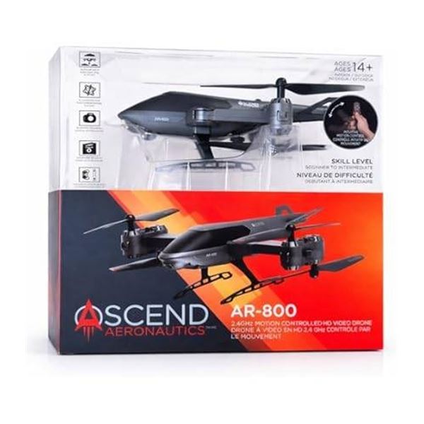 Ascend Aeronautics AR-800 Drone With HD Video and Motion Control