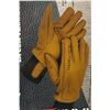 Image 1 : 2 Pack Handcrew Genuine Leather Winter Gloves With 3M Thinsulate Insulation – XL