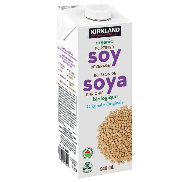 Kirkland Signature Organic Fortified Soy Beverage, 6 Count, 5.6 L Total