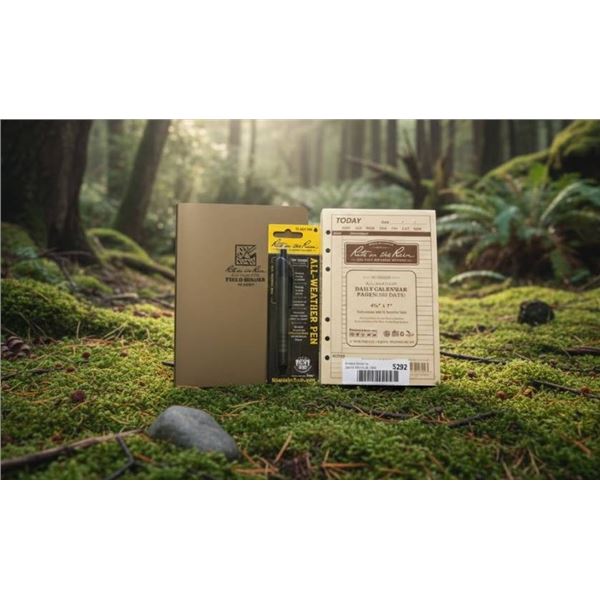 Rite in the Rain Field Binder with All-Weather Pen and Daily Calendar Pages