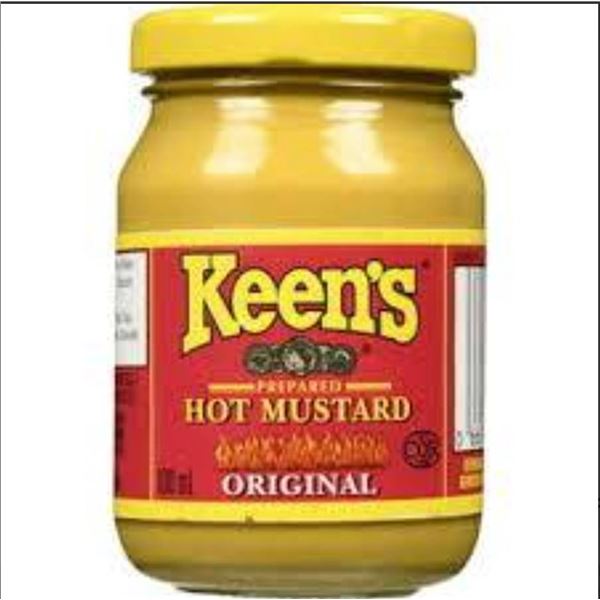 Keen’s Prepared Hot Mustard 12 x 100 ml Jars